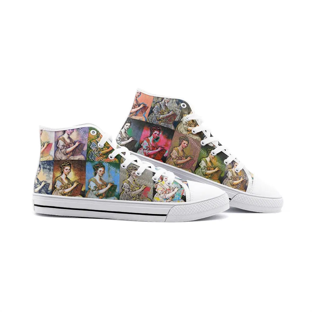 High top sneakers - School of painting - Angelica Kauffman Printy6