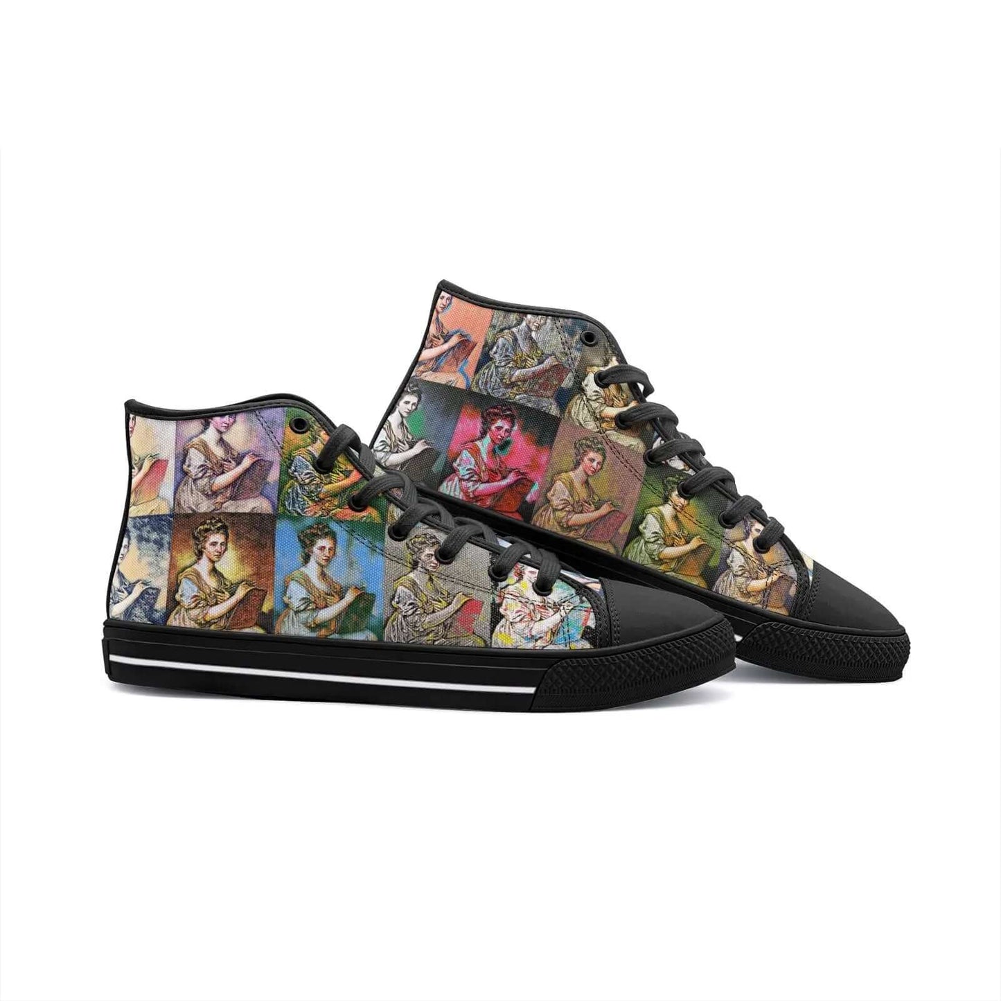 High top sneakers - School of painting - Angelica Kauffman Printy6