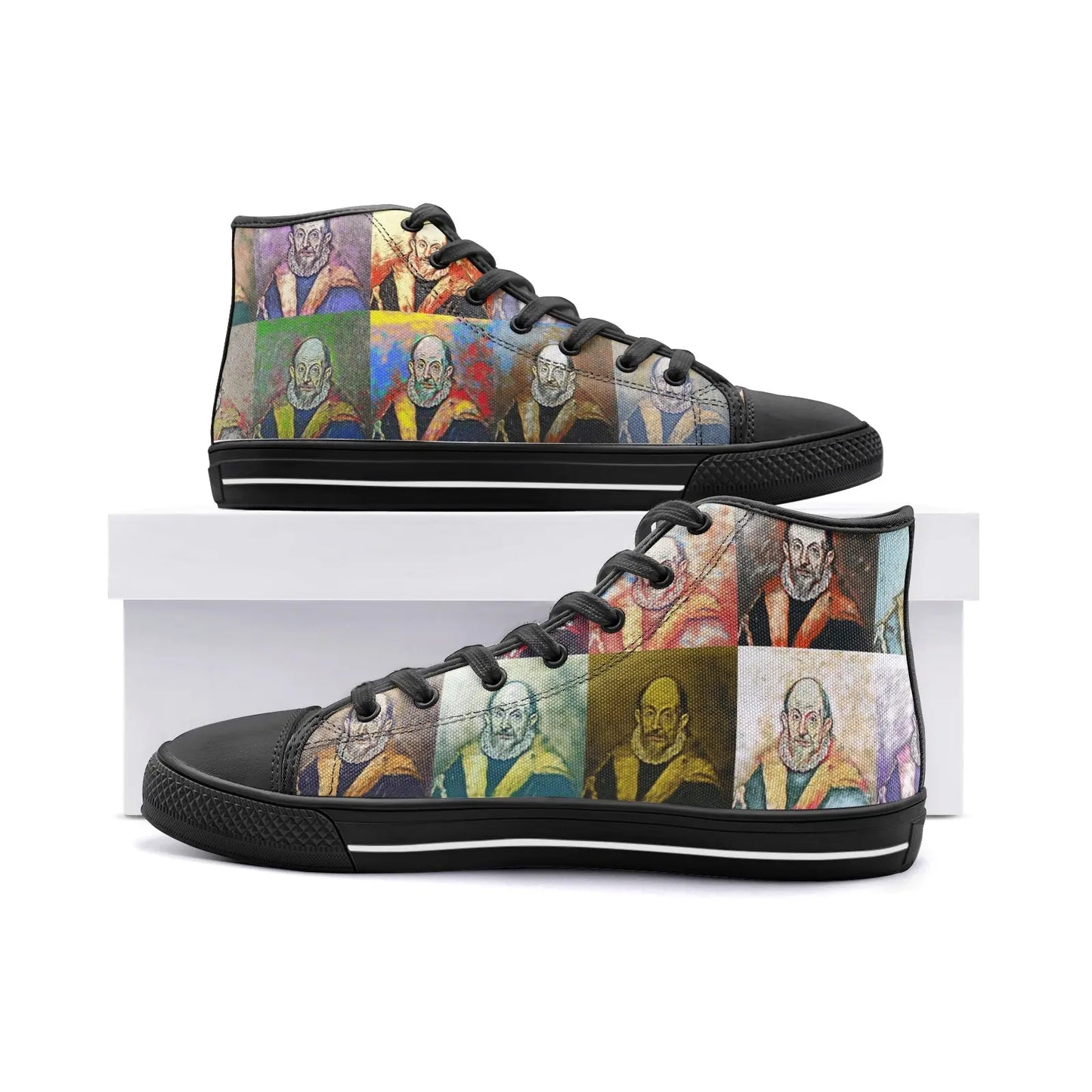High top sneakers - School of painting - Doménikos Theotokópoulos 'El Greco' Printy6