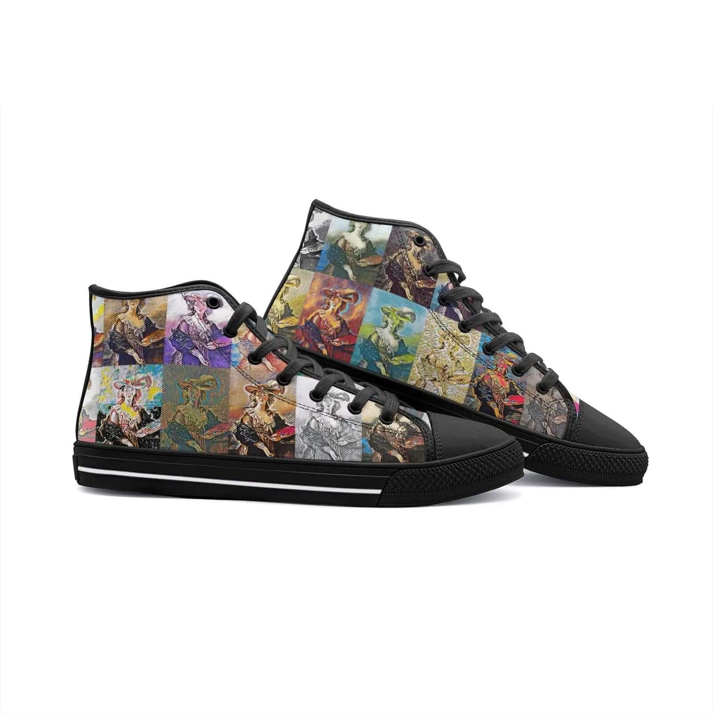 High top sneakers - School of painting - Elizabeth Lebrun Printy6