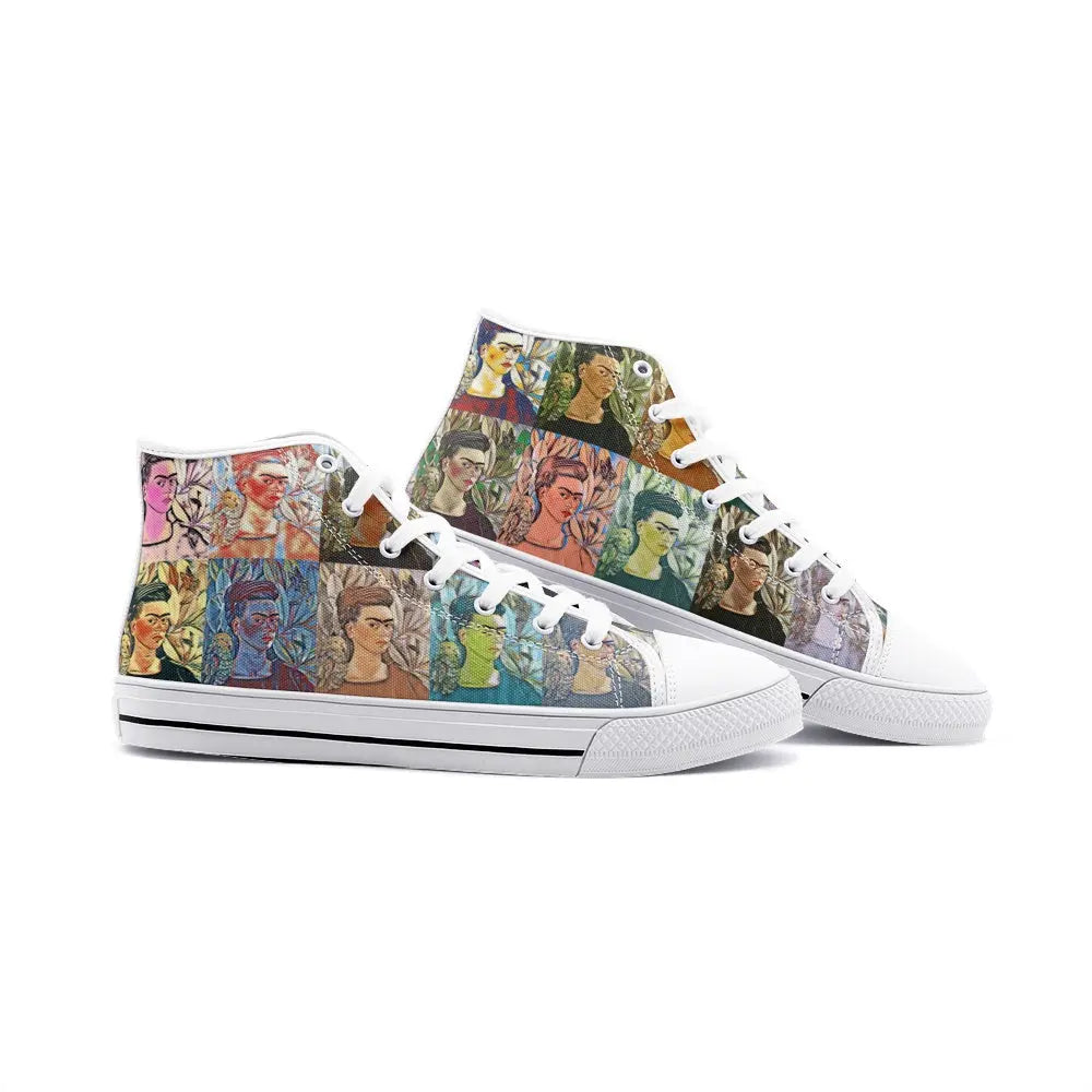 High top sneakers - School of painting - Frida Kahlo Printy6