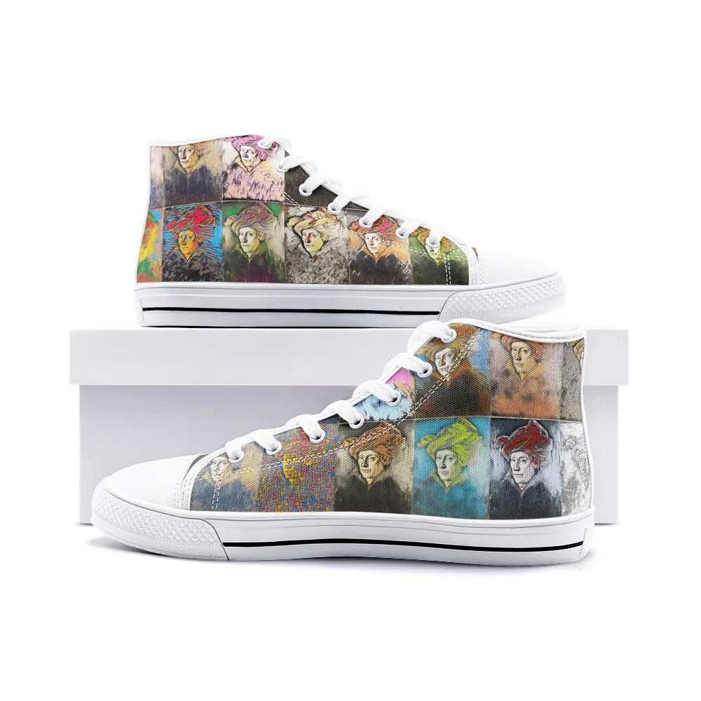 High top sneakers - School of painting - Jan Van Eyck Printy6