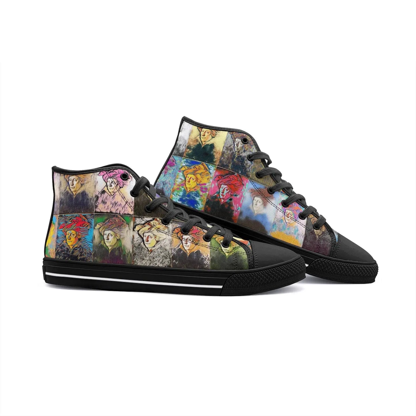High top sneakers - School of painting - Jan Van Eyck Printy6