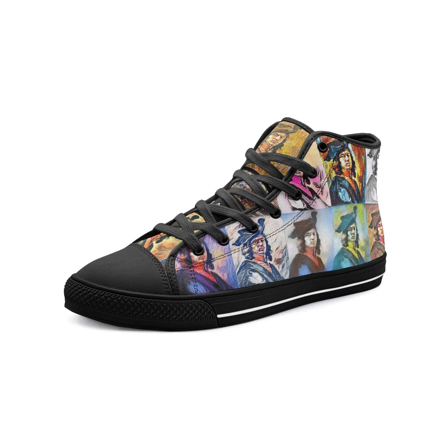 High top sneakers - School of painting - Johannes Vermeer Printy6