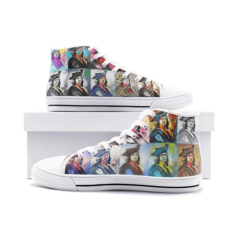 High top sneakers - School of painting - Johannes Vermeer Printy6