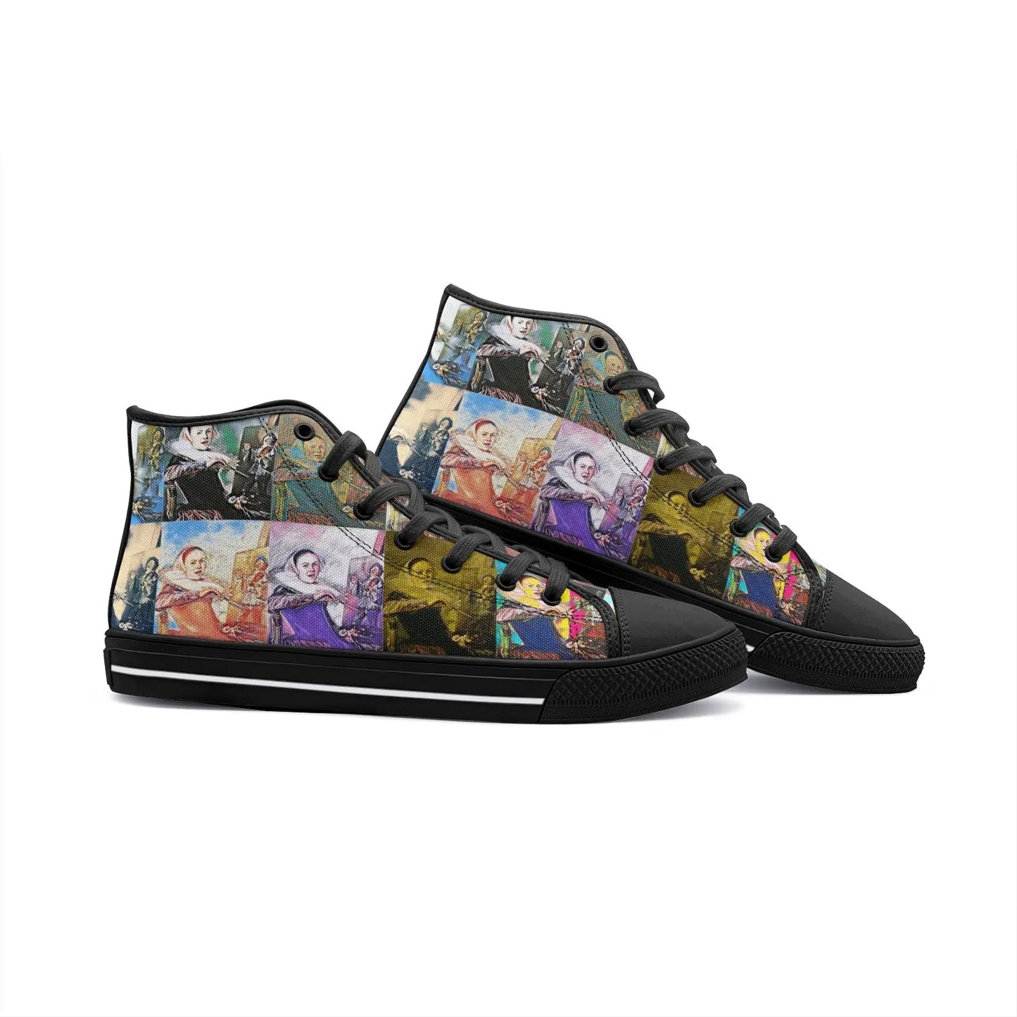 High top sneakers - School of painting - Judith Leyster Printy6