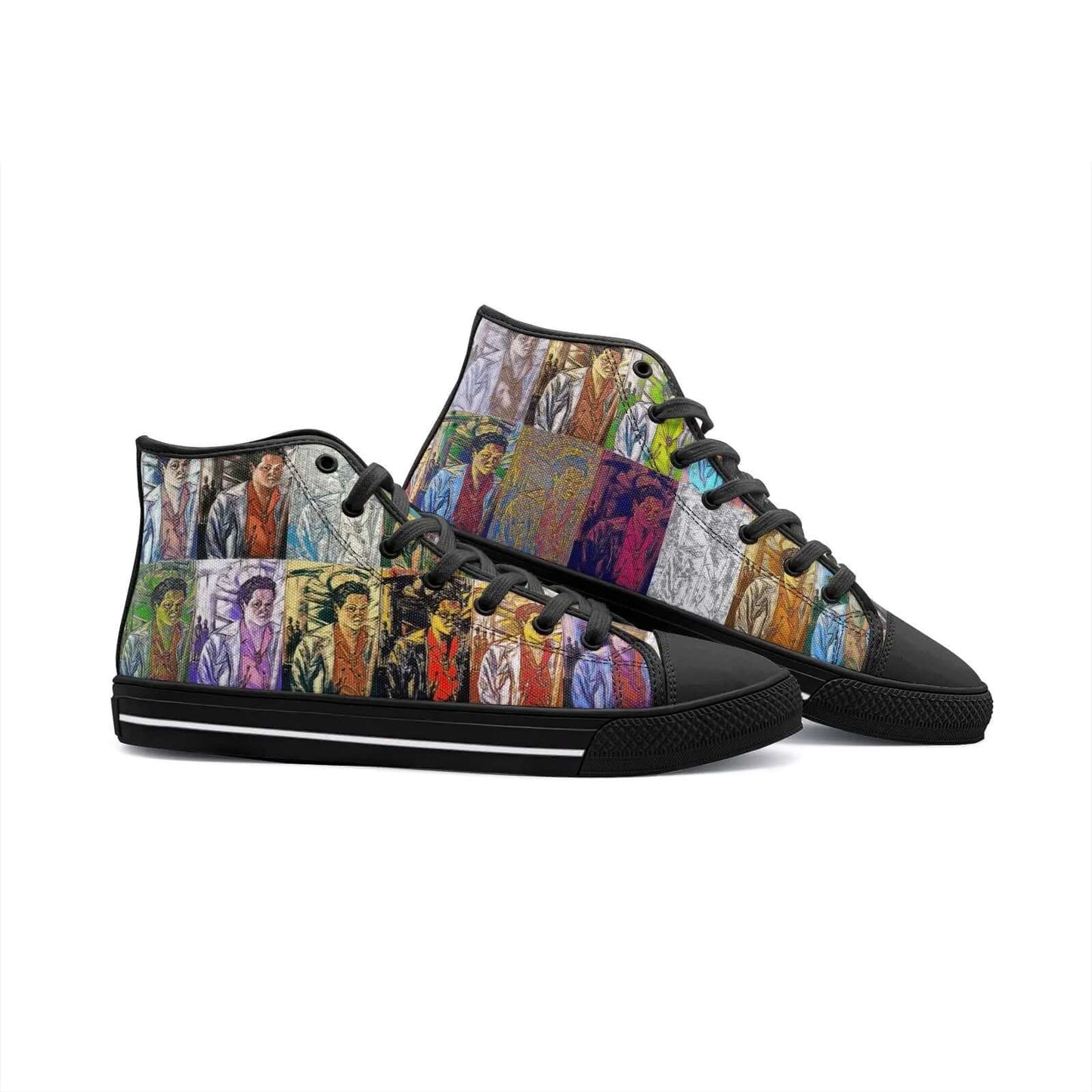High top sneakers - School of painting - Lois Mailou Jones Printy6