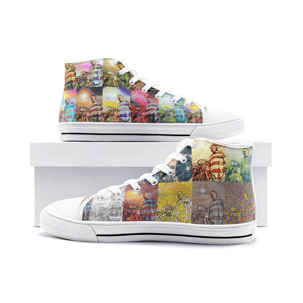 High top sneakers - School of painting - Mohammed Oumouloud Abbazi Printy6