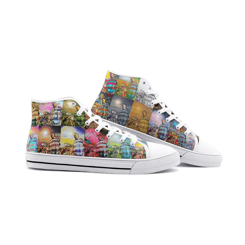 High top sneakers - School of painting - Mohammed Oumouloud Abbazi Printy6