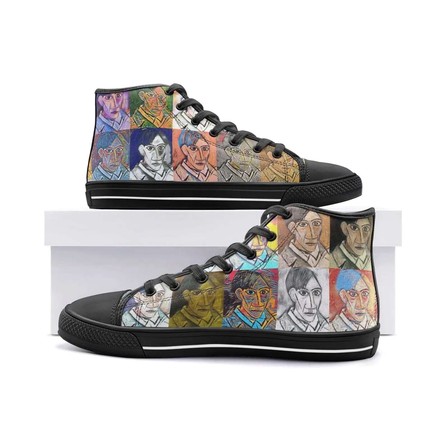 High top sneakers - School of painting - Pablo Picasso Printy6