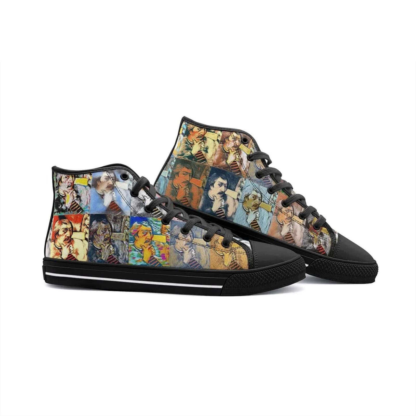 High top sneakers - School of painting - Paul Gauguin Printy6