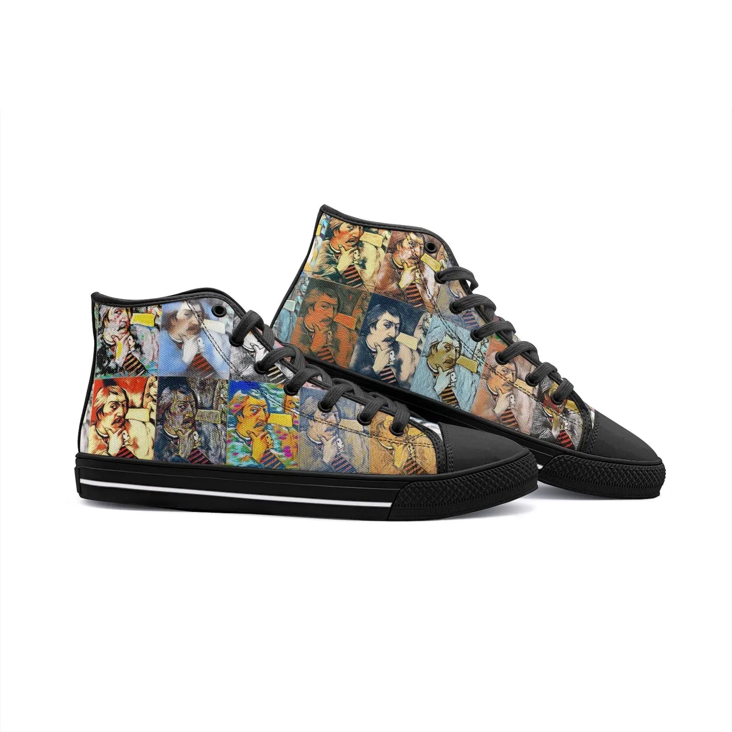 High top sneakers - School of painting - Paul Gauguin Printy6