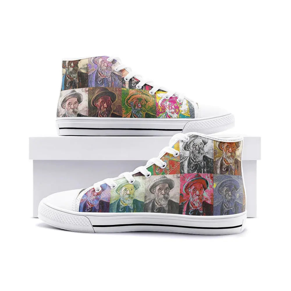 High top sneakers - School of painting - Pierre-Auguste Renoir Printy6