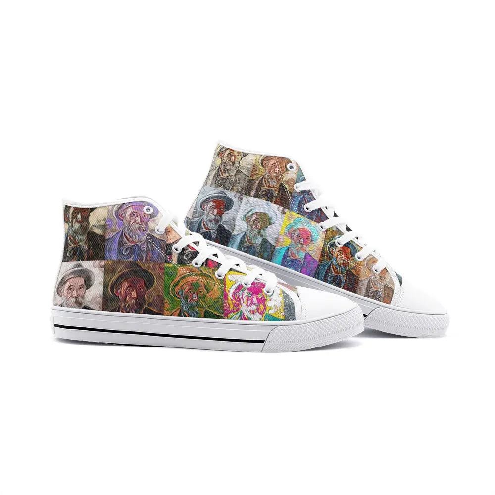 High top sneakers - School of painting - Pierre-Auguste Renoir Printy6
