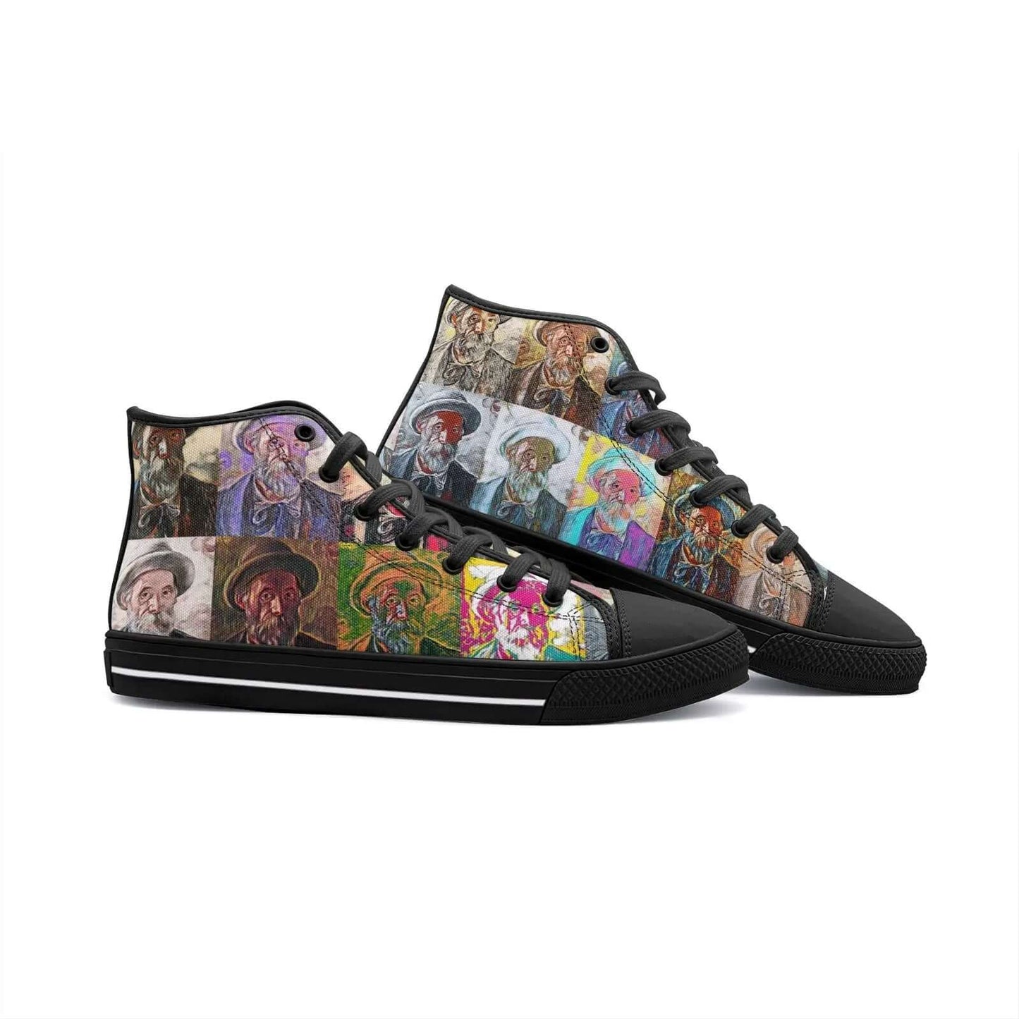 High top sneakers - School of painting - Pierre-Auguste Renoir Printy6