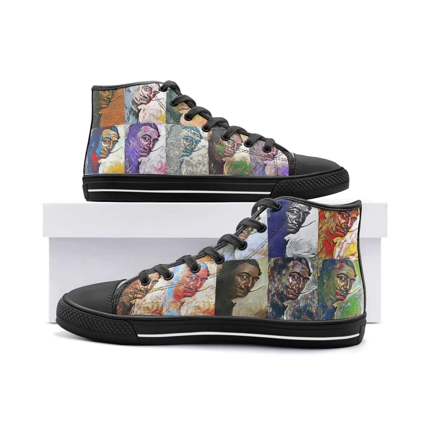 High top sneakers - School of painting - Salvador Dali Printy6