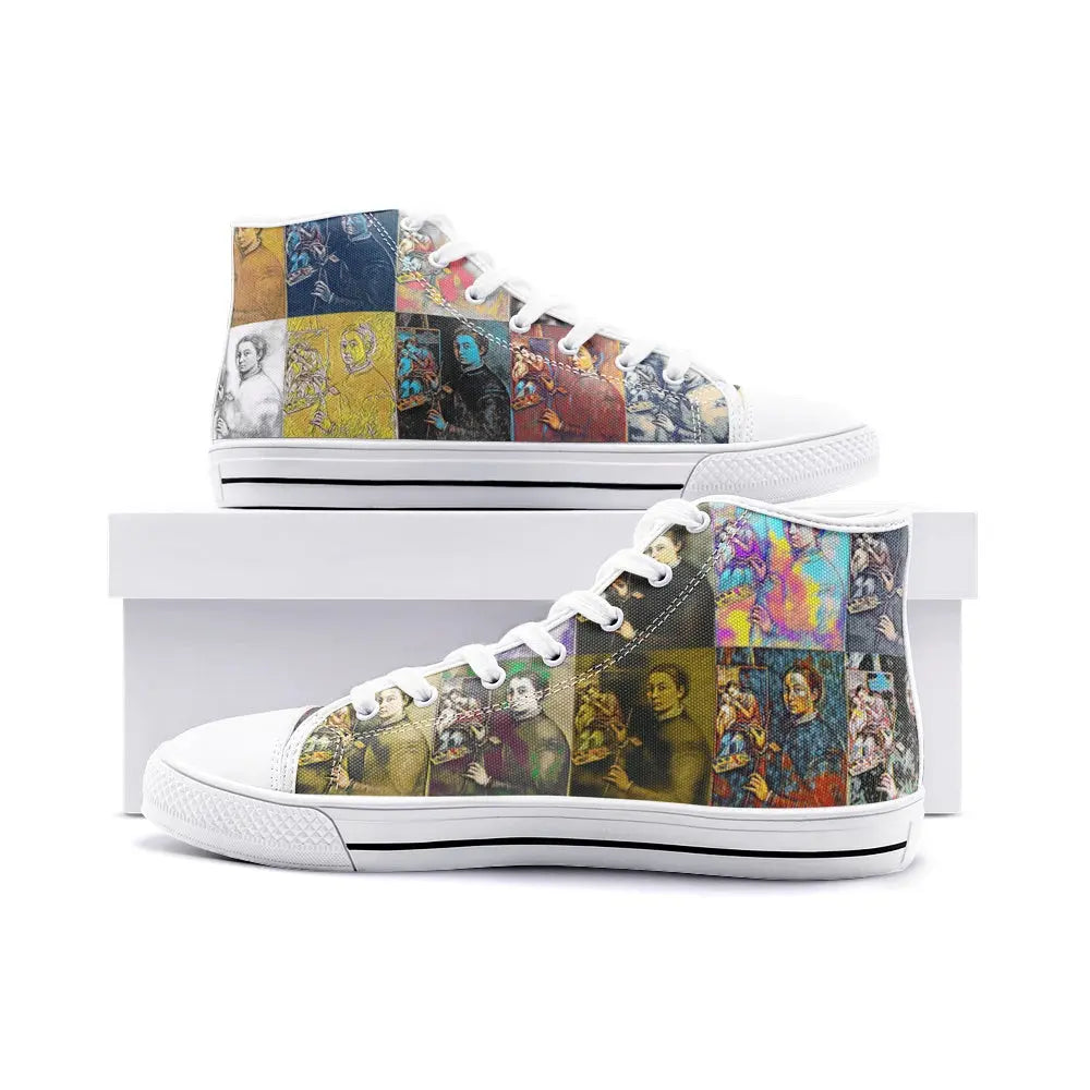 High top sneakers - School of painting - Sofonisba Anguissola Printy6