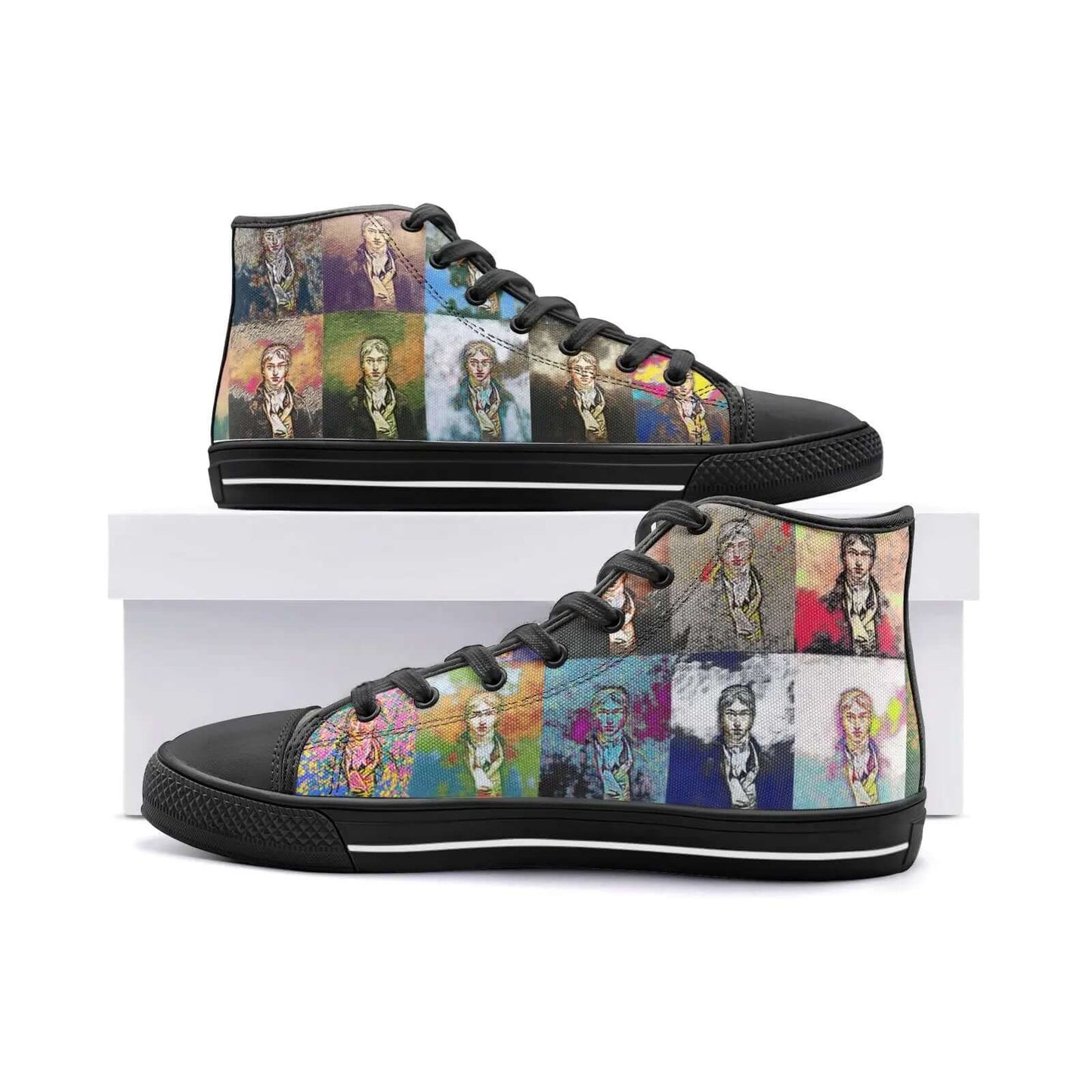 High top sneakers - School of painting - William Turner Printy6