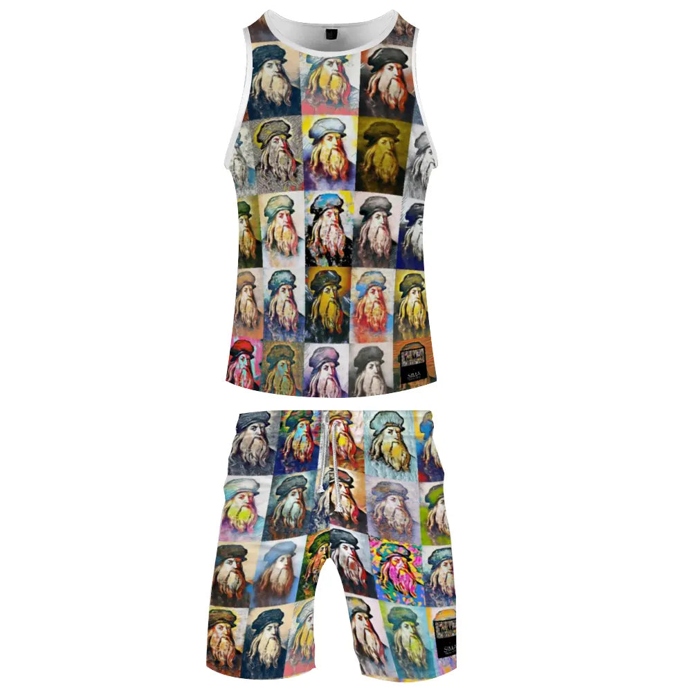 Jersey & Shorts - School of painting - Leonardo Da Vinci ThisNew