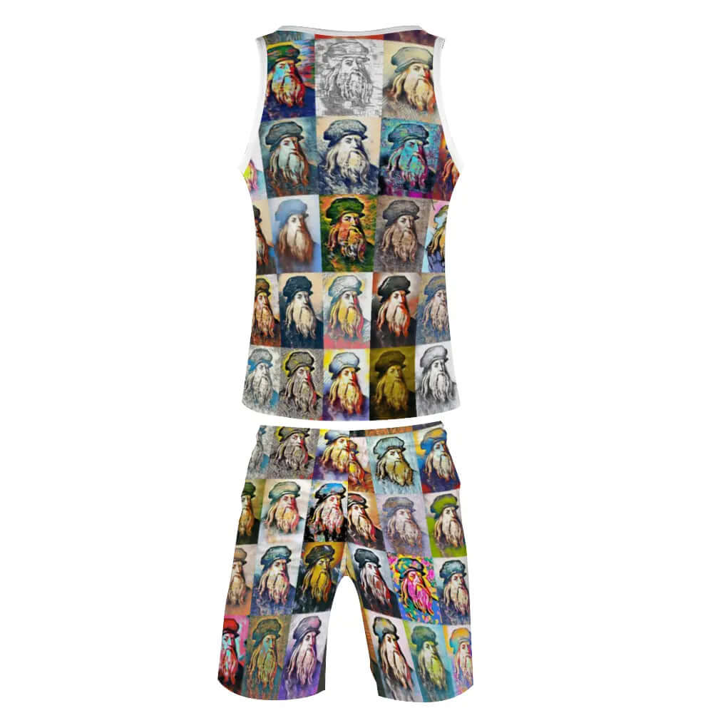 Jersey & Shorts - School of painting - Leonardo Da Vinci ThisNew