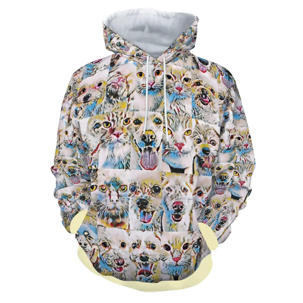 Plush hoodie with pockets - Club 99 ThisNew