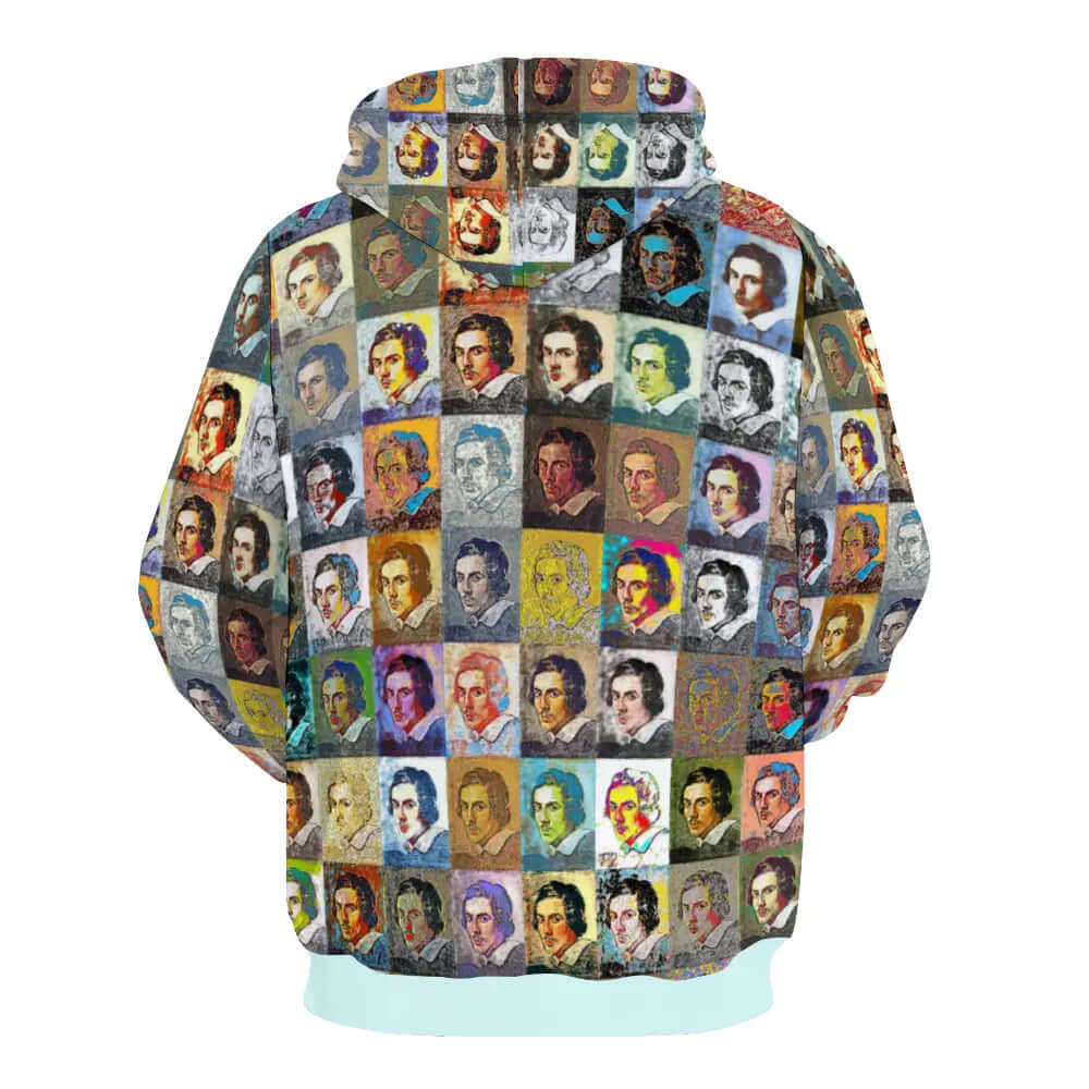 Plush hoodie with pockets - School of painting - Gian Lorenzo Bernini ThisNew