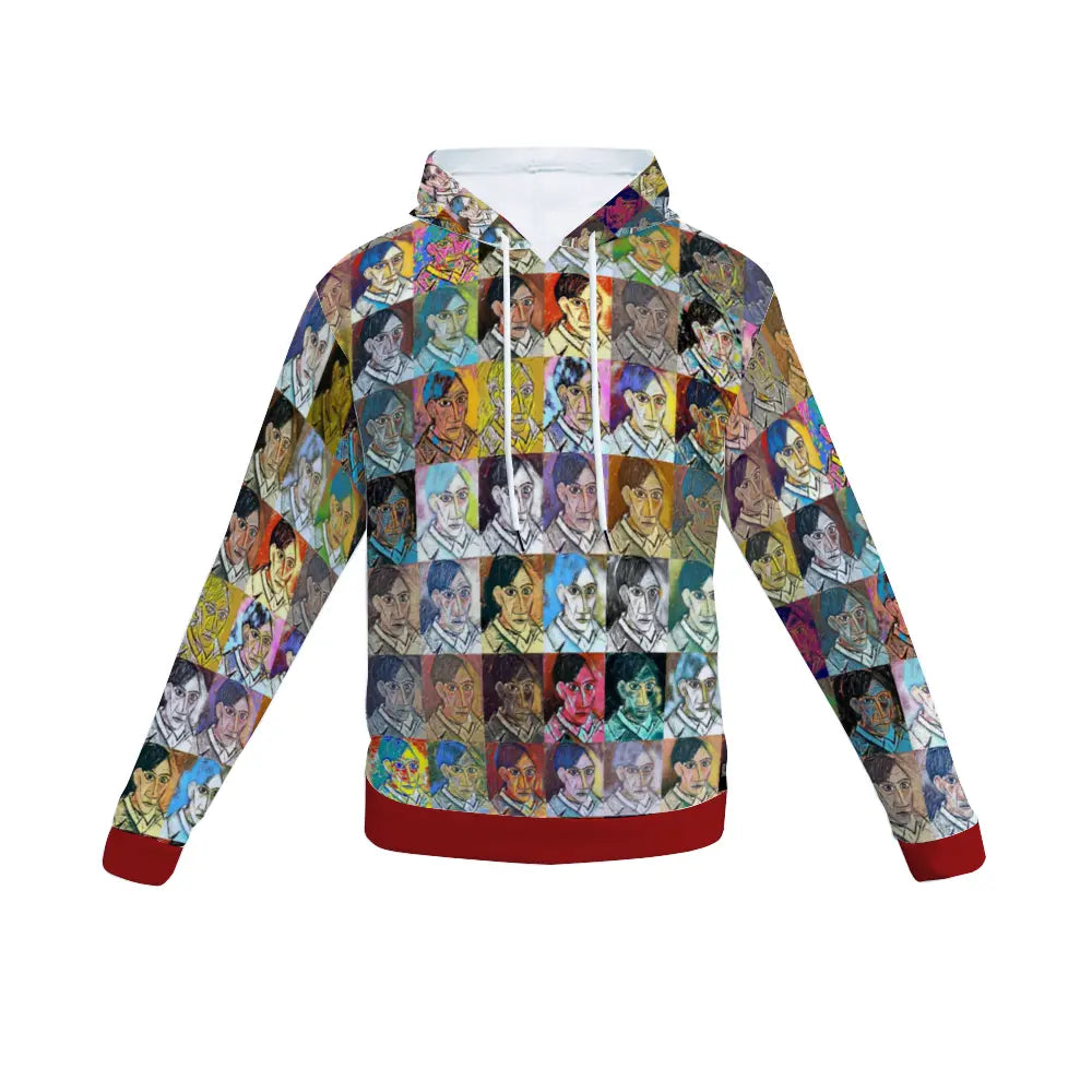 Plush hoodie with pockets - School of painting - Pablo Picasso ThisNew