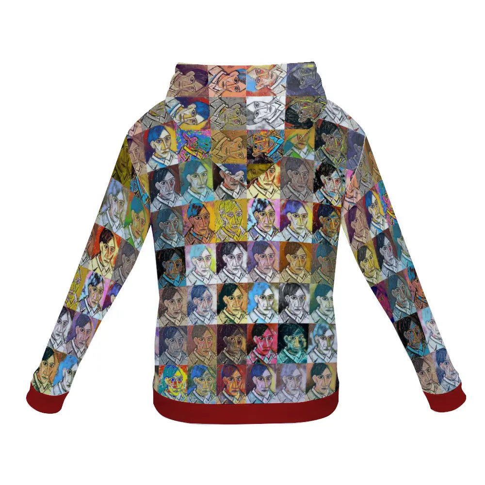 Plush hoodie with pockets - School of painting - Pablo Picasso ThisNew