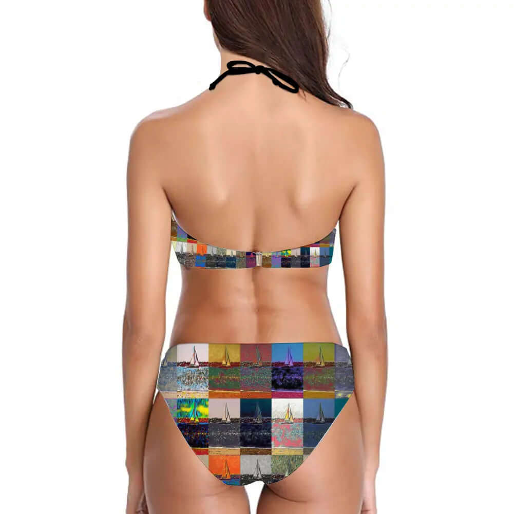 Split bikini swimsuit - The show must go on - Marina del Rey ThisNew