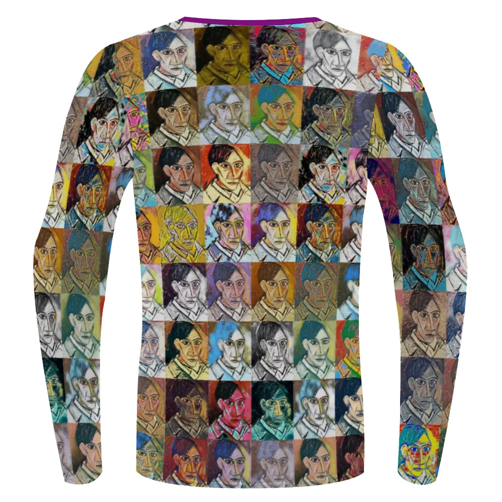 Stretchable long sleeve tee - School of painting - Pablo Picasso ThisNew