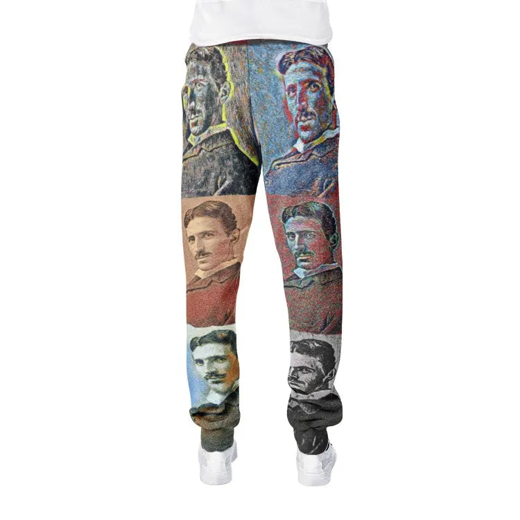 Sweatpants - Encore - Nikola Tesla Printy6