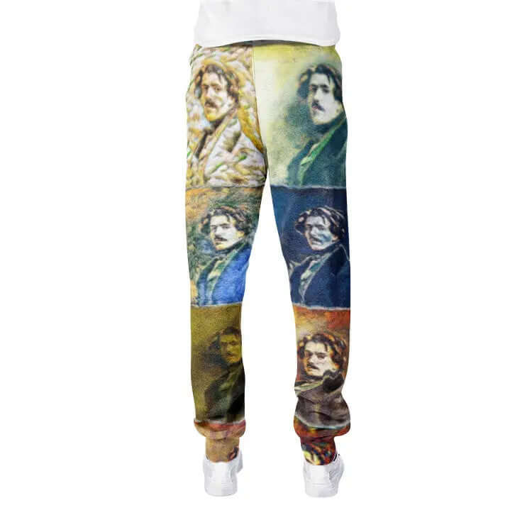 Sweatpants - School of painting - Eugene Delacroix Printy6