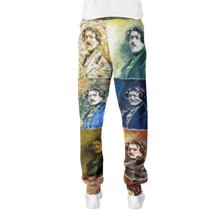 Sweatpants - School of painting - Eugene Delacroix Printy6