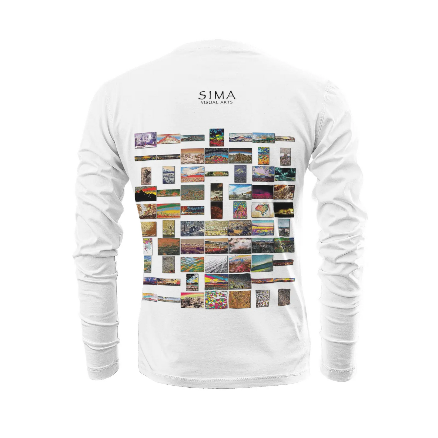 White long sleeve T-shirt - Southern California (13) Printy6