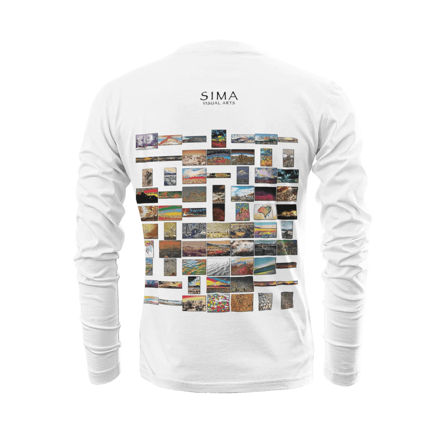 White long sleeve T-shirt - Southern California (4) Printy6