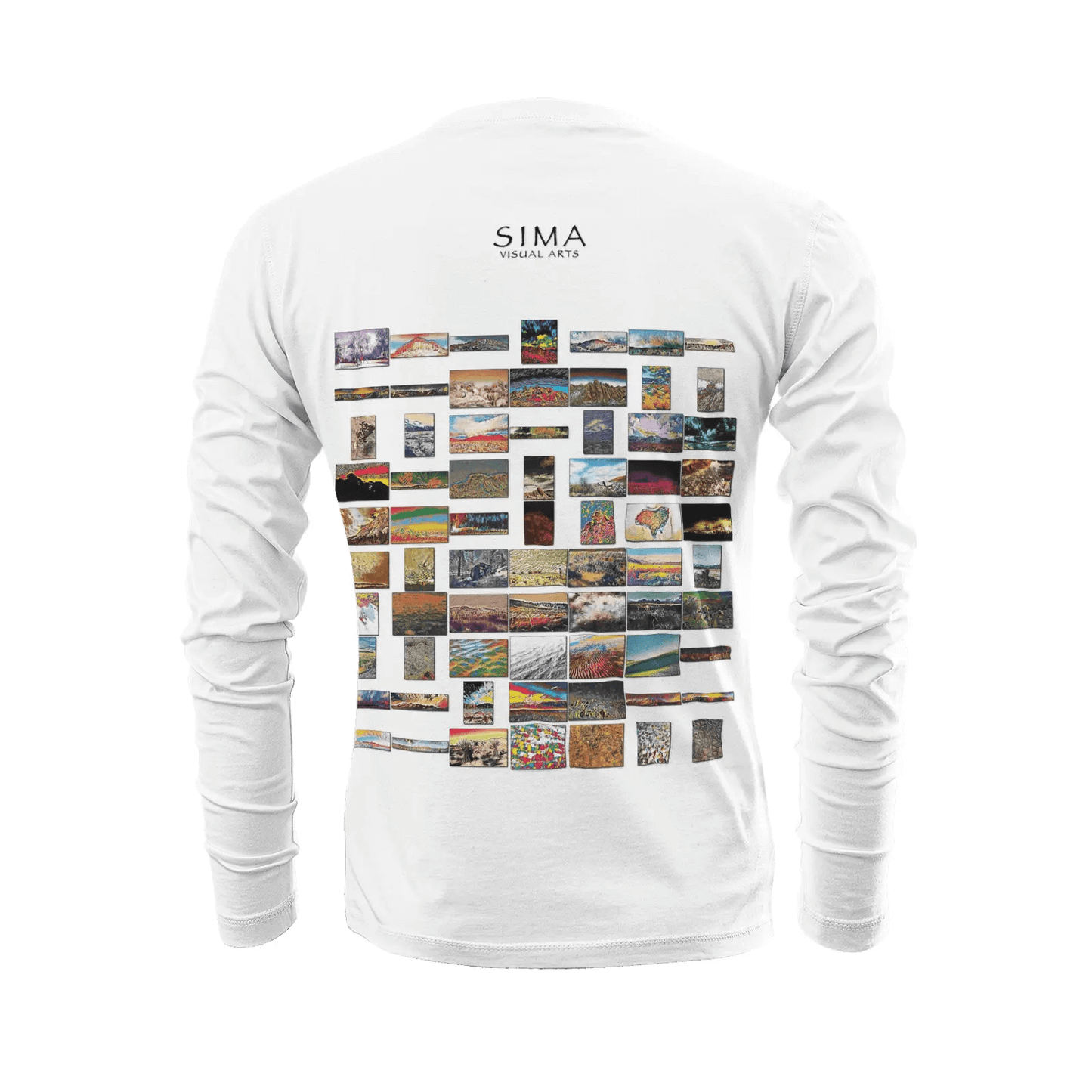 White long sleeve T-shirt - Southern California (7) Printy6