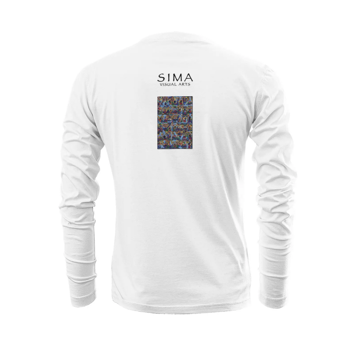 White long sleeve t-Shirt - Club 99 Printy6