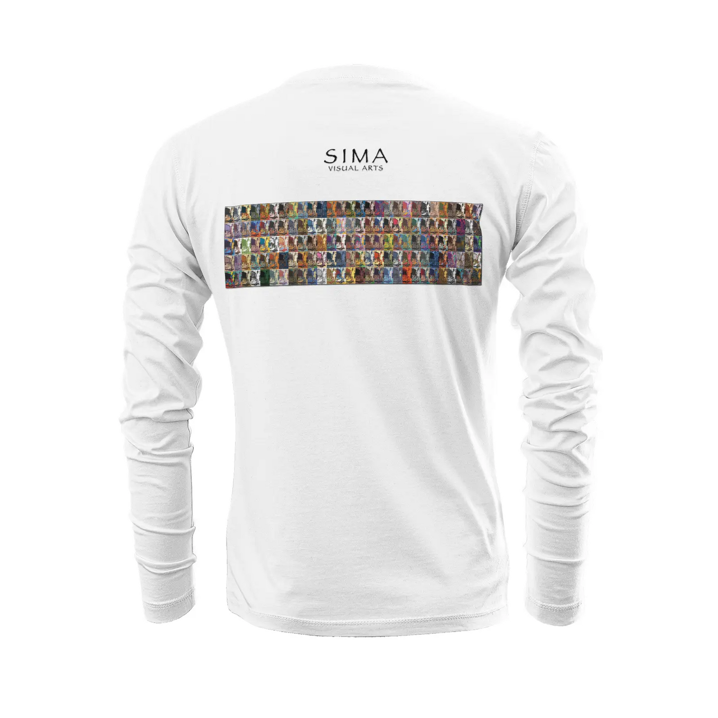 White long sleeve t-shirt - Batbat Printy6