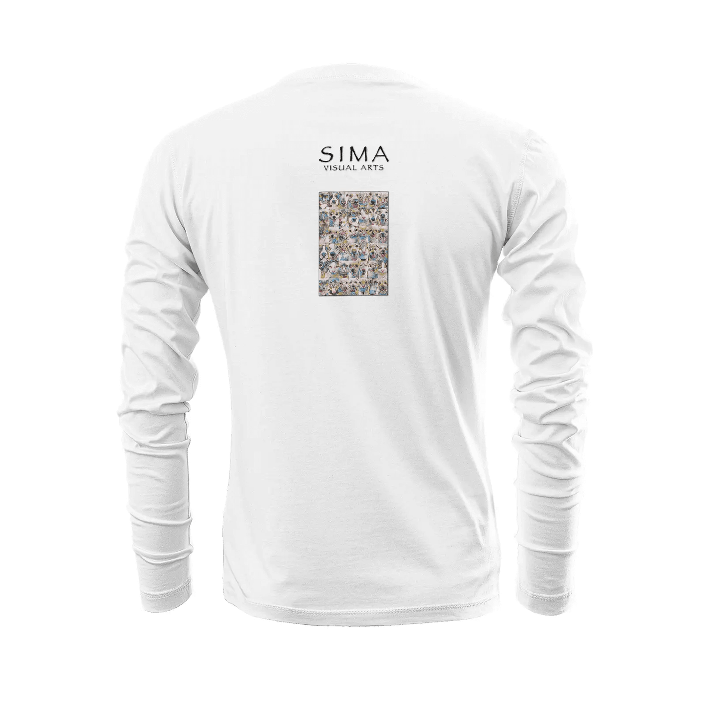 White long sleeve t-shirt - Club 99 Printy6