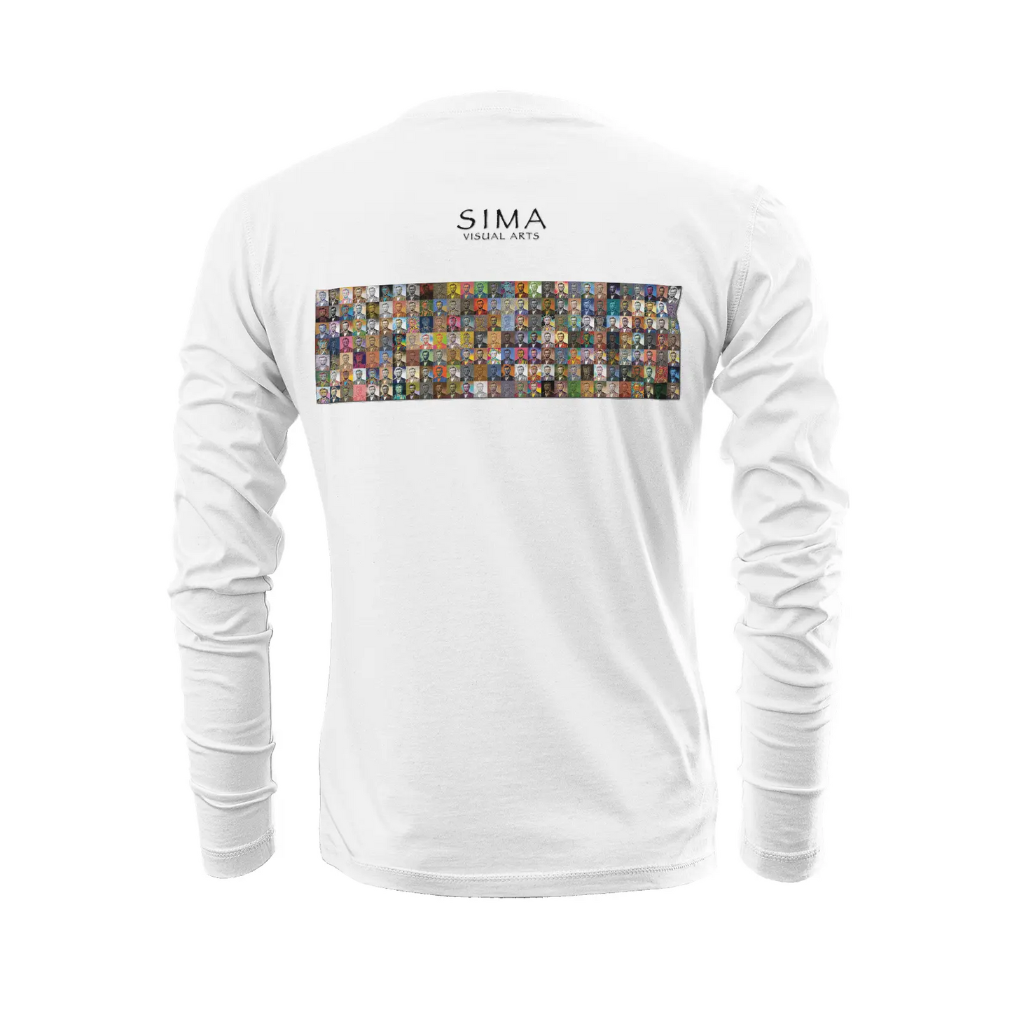 White long sleeve t-shirt - Encore - Abraham Lincoln Printy6