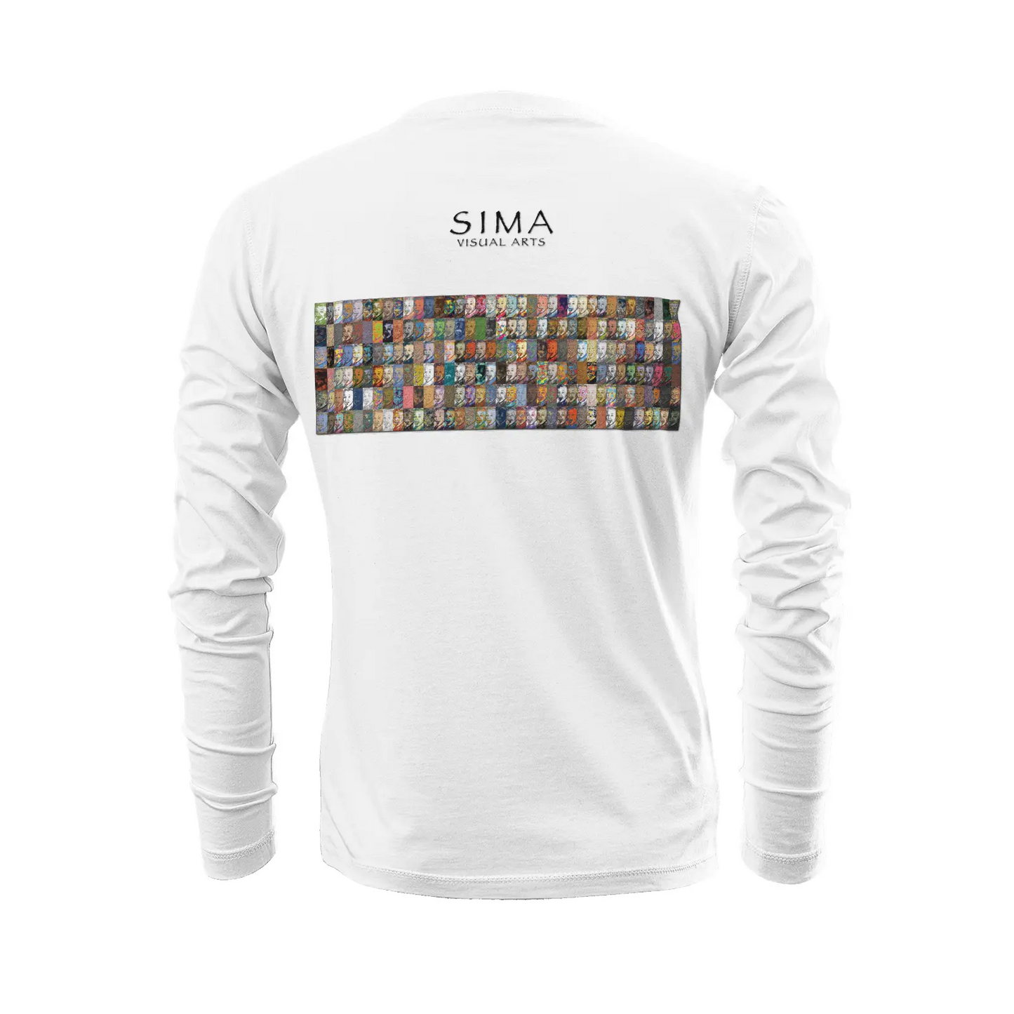 White long sleeve t-shirt - Encore - Albert Einstein Printy6