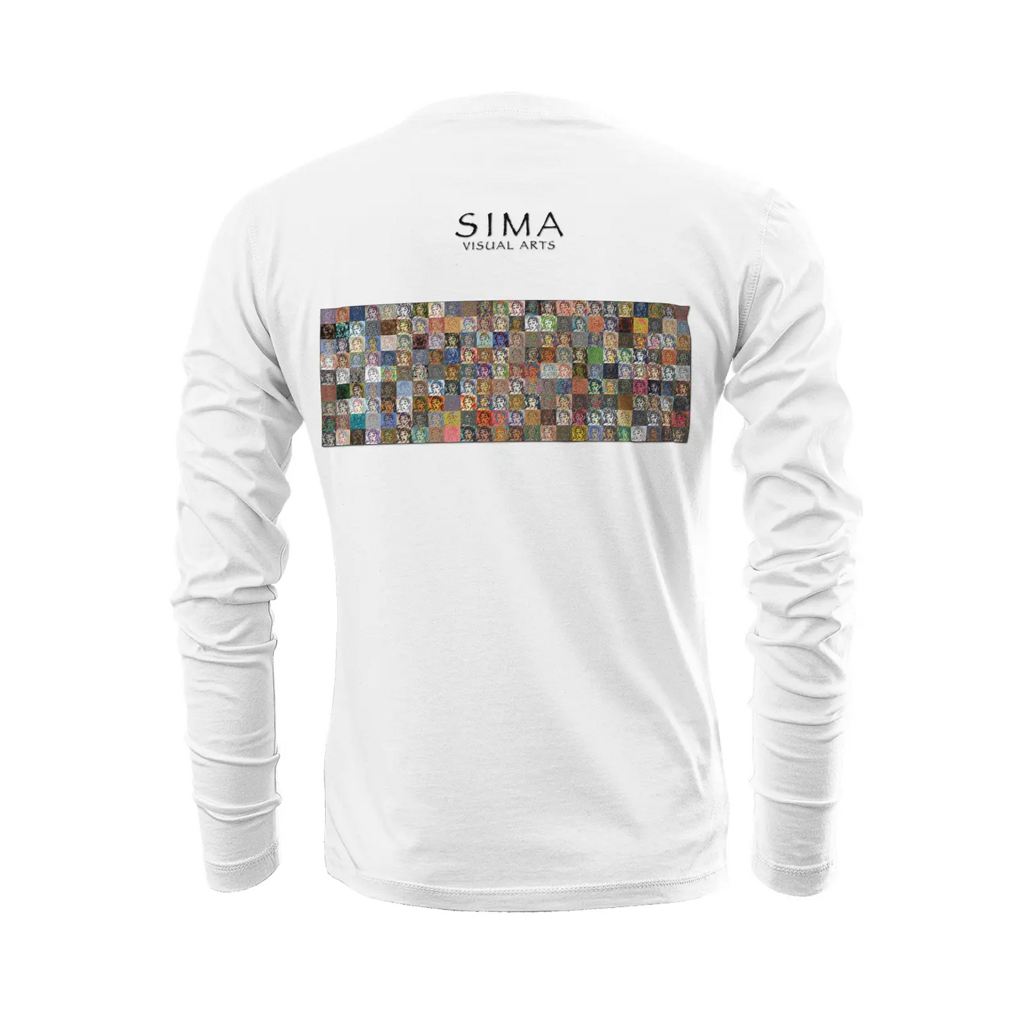 White long sleeve t-shirt - Encore - Claude Cahun Printy6