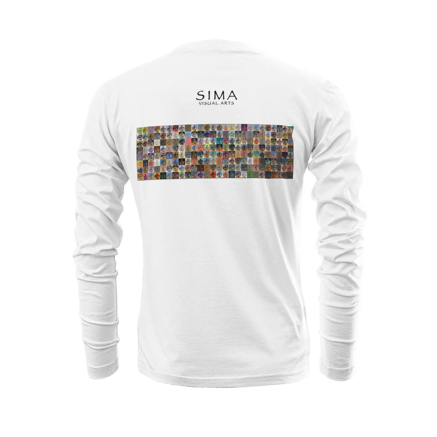 White long sleeve t-shirt - Encore - Confucius Printy6
