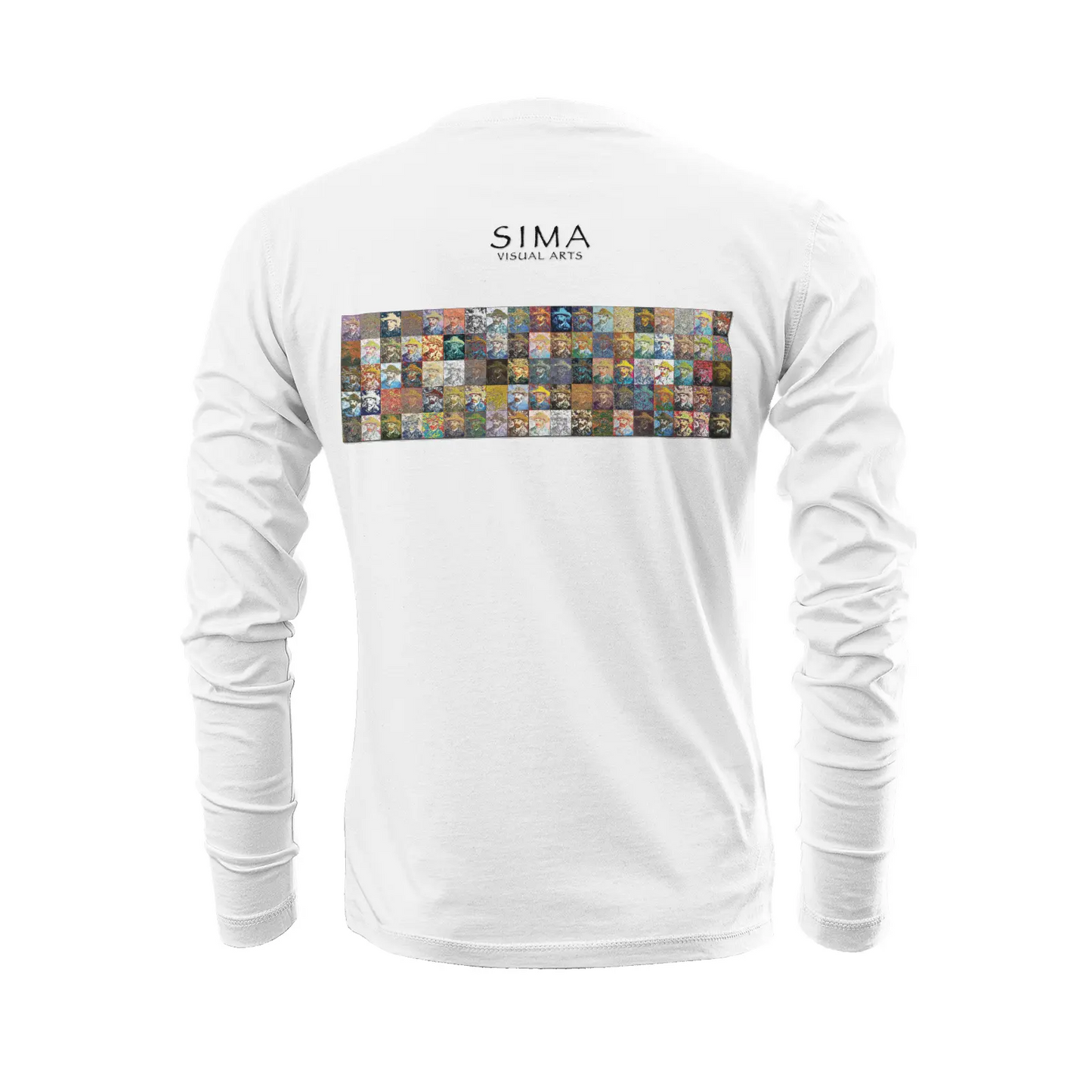 White long sleeve t-shirt - School of painting - Vincent Van Gogh Printy6
