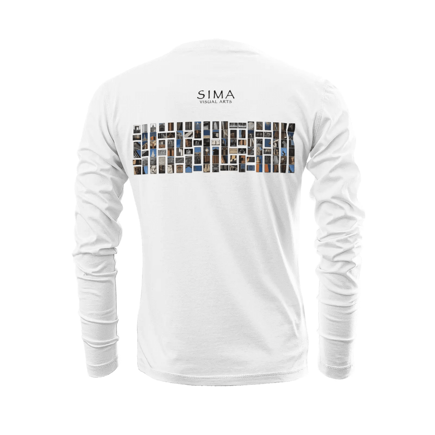 White long sleeve t-shirt - The architecture of USC (16) Printy6