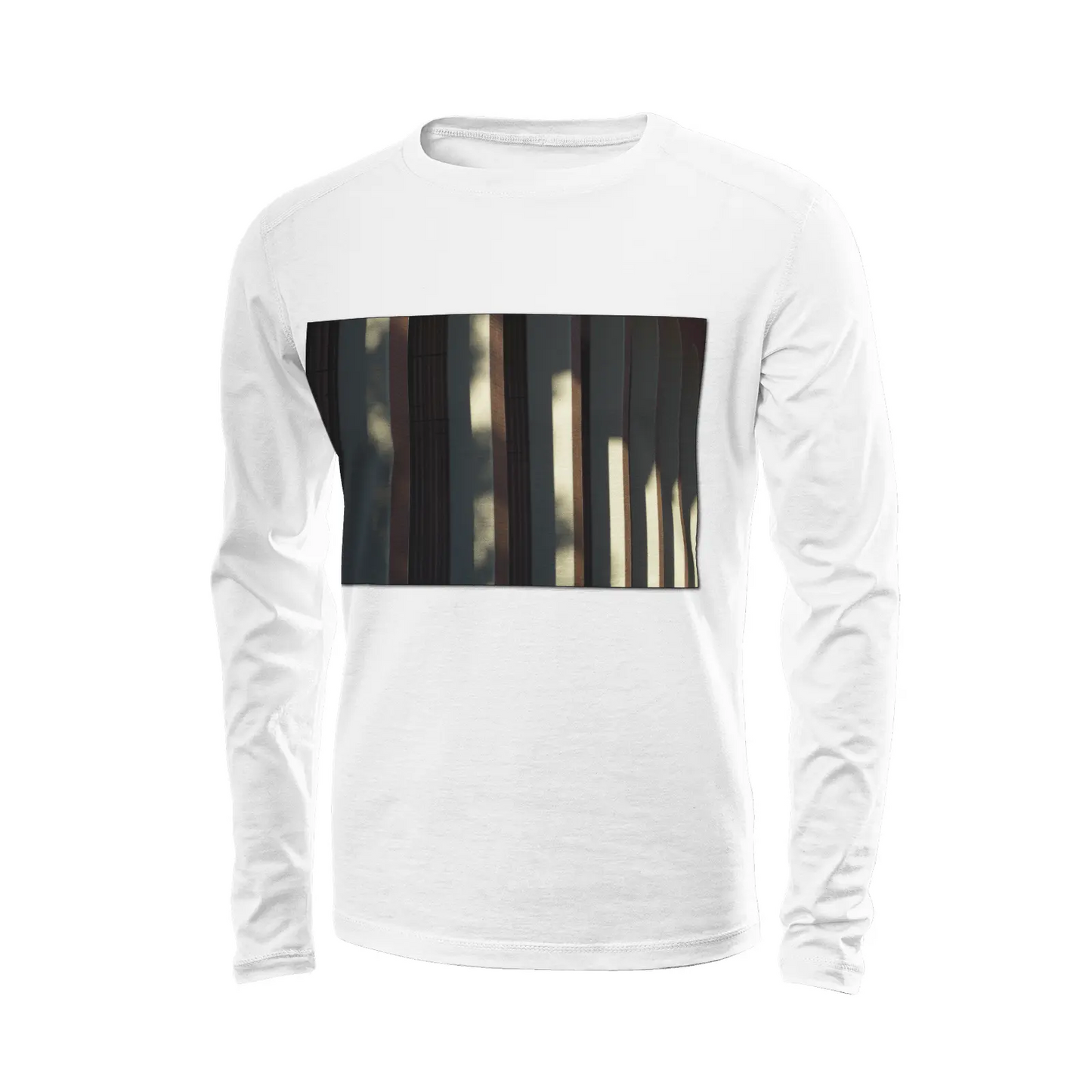 White long sleeve t-shirt - The architecture of USC (23) Printy6