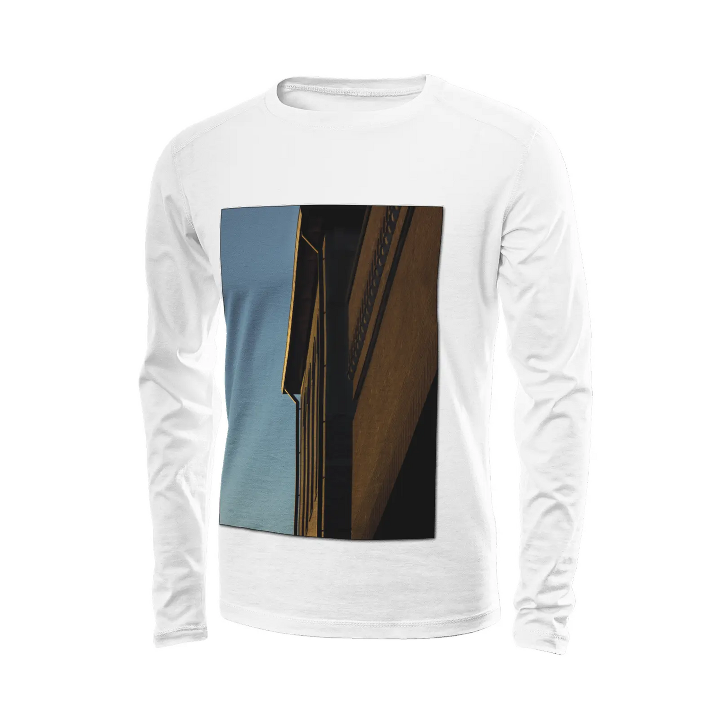 White long sleeve t-shirt - The architecture of USC (32) Printy6