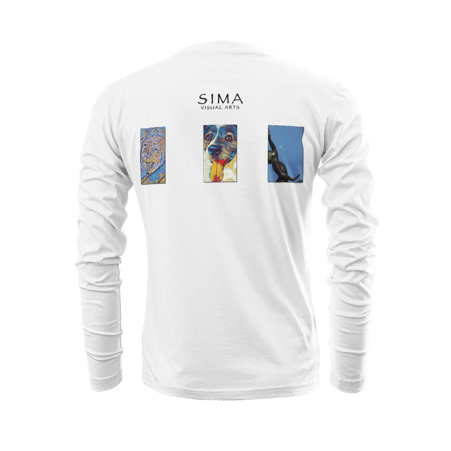 White long sleeve t-shirt - The prophecy - Albert Einstein Printy6