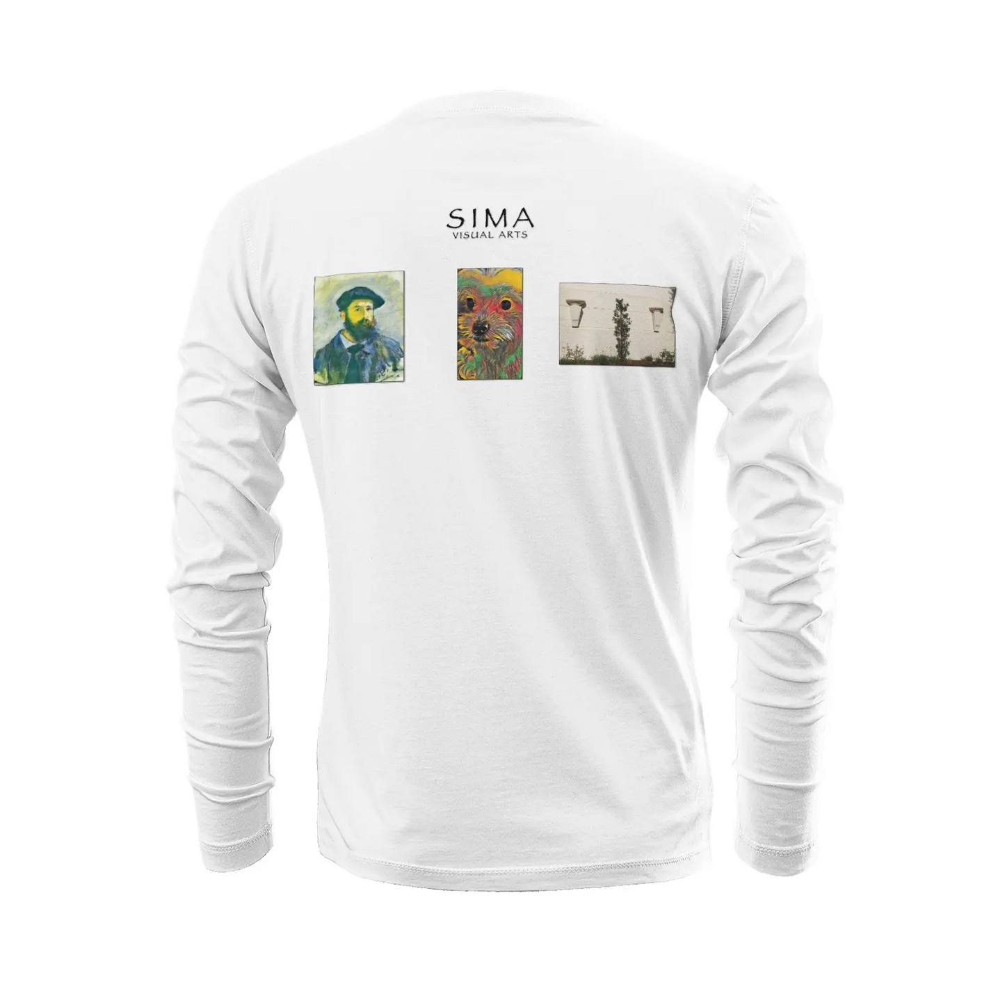 White long sleeve t-shirt - The prophecy - Claude Monet Printy6