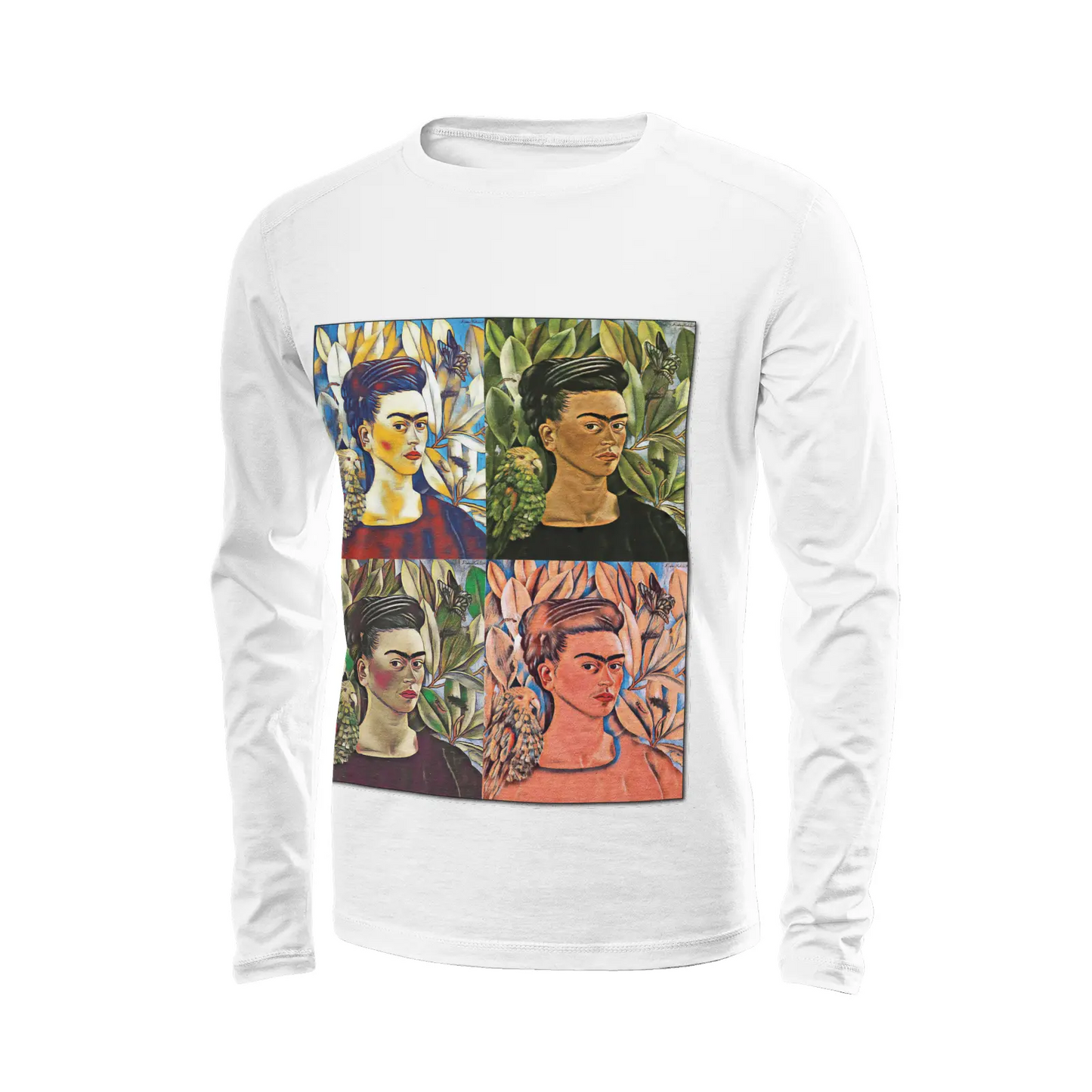 White long sleeve t-shirt - The prophecy - Frida Kahlo Printy6